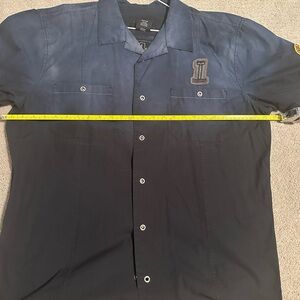 Vintage Harley-Davidson Dark Blue Casual Button Down Shirt